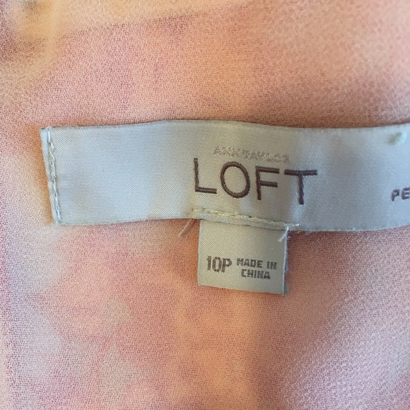 NWOT Pink/Cream Floral Shift Dress - Picture 3 of 4